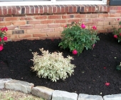 natural stone border